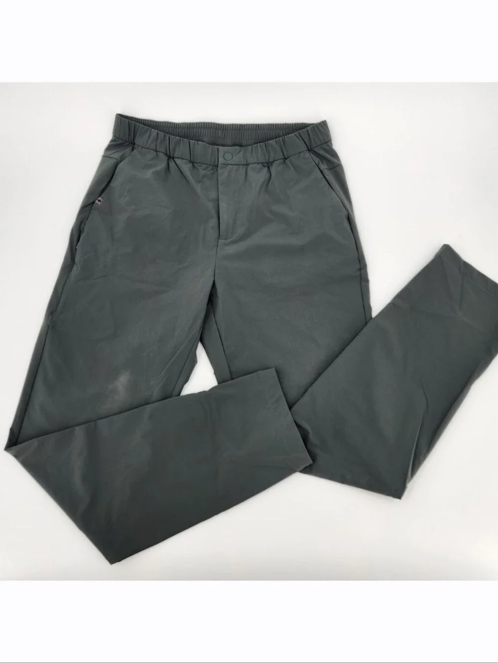 Figs Mens Technical Utility Pro Scrub Pants Mens Size Medium Khaki Scrubs Green